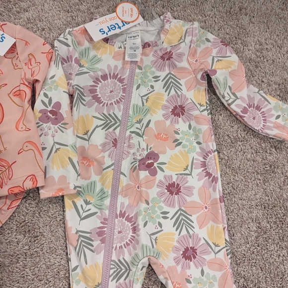 9 Months swim bundle suit and rash guard - Picture 2 of 3